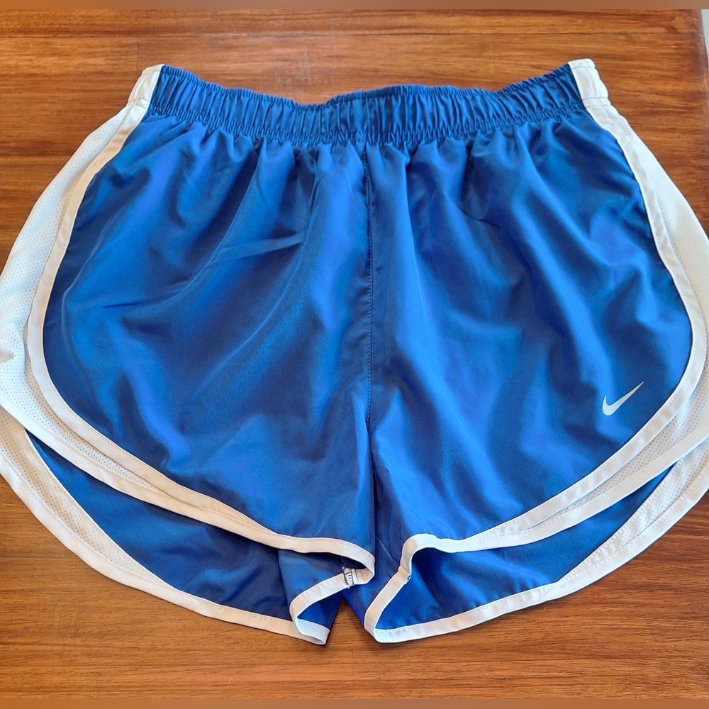 Nike Dri-fit Tempo running shorts Blue, Large - Picture 1 of 3
